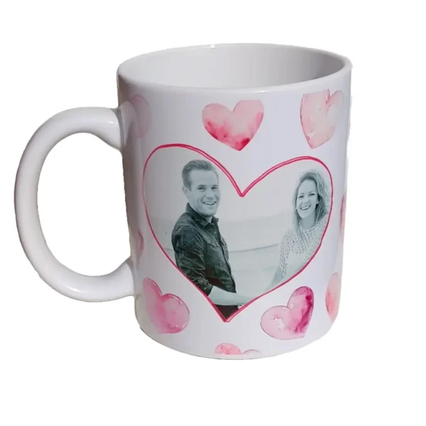 tasse cœur personnalisable